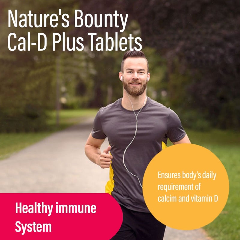 Nature's Bounty Cal-D Plus Tablets 60's