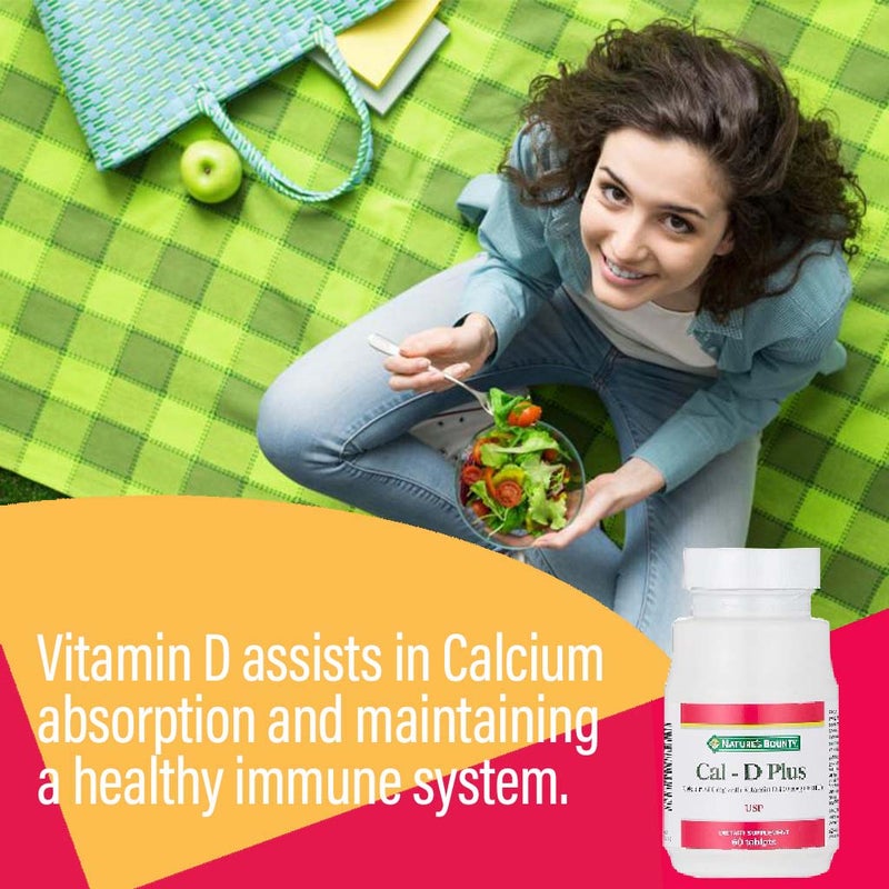 Nature's Bounty Cal-D Plus Tablets 60's
