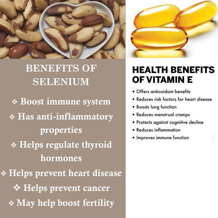 Nature's Bounty E-400IU with Selenium 50mcg Softgels, Pack of 30's