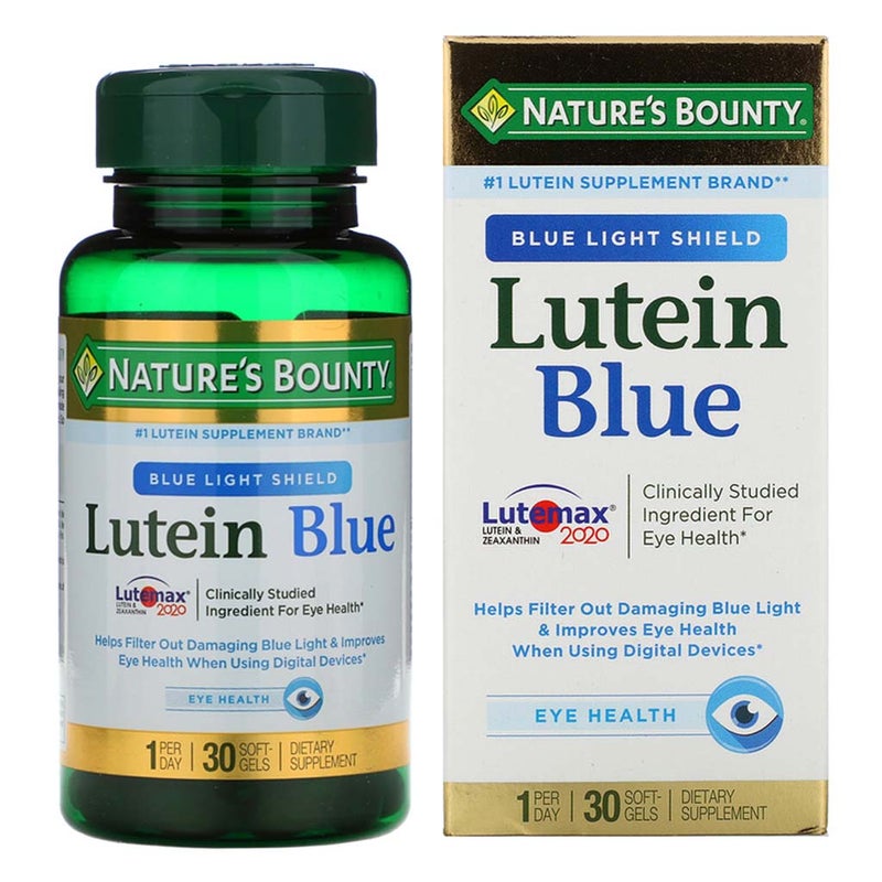 Nature's Bounty Lutein Blue Softgels 30's