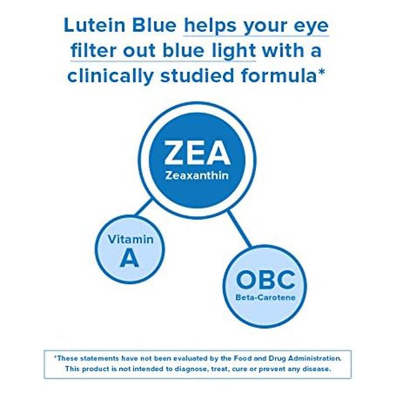 Nature's Bounty Lutein Blue Softgels 30's