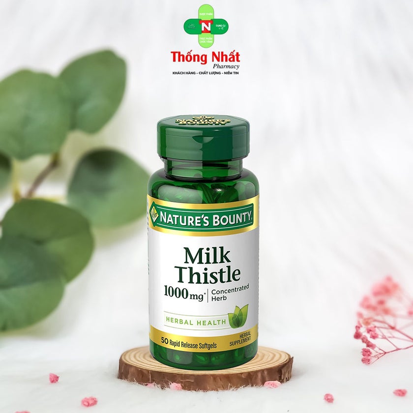 Nature's Bounty Milk Thistle 1000mg Softgels, Pack of 50's