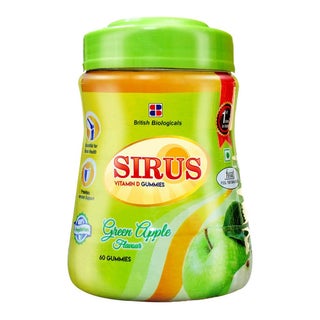 British Biologicals Sirus Vitamin D Gummies 60's