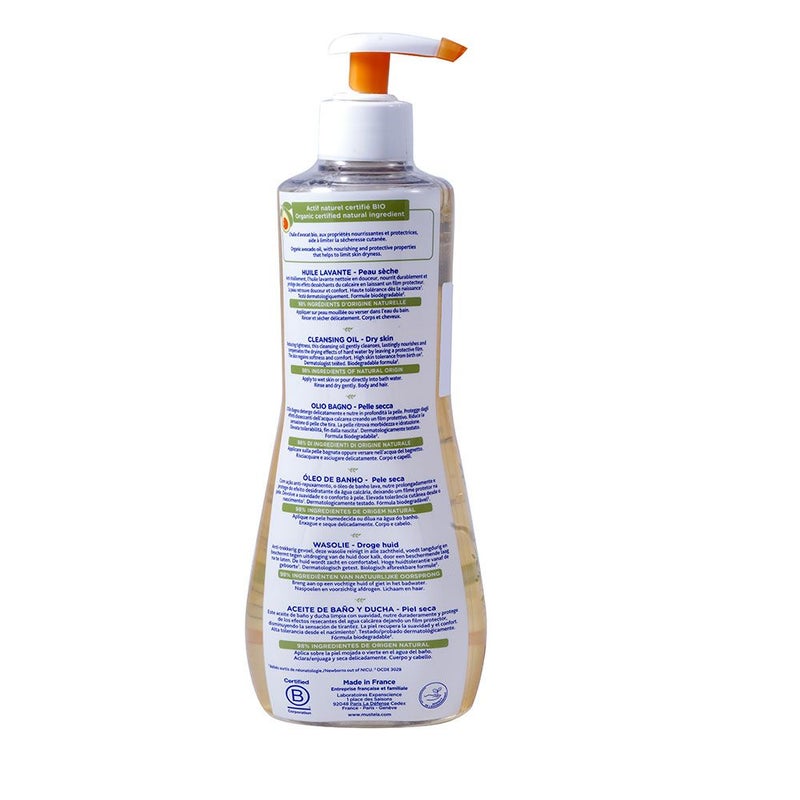 Mustela Baby Cleansing Oil For Dry Skin 500ml
