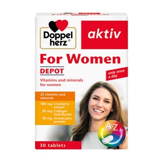 Doppelherz aktiv Women's Multivitamins & Minerals Depot Supplement Tablets, Pack of 30's