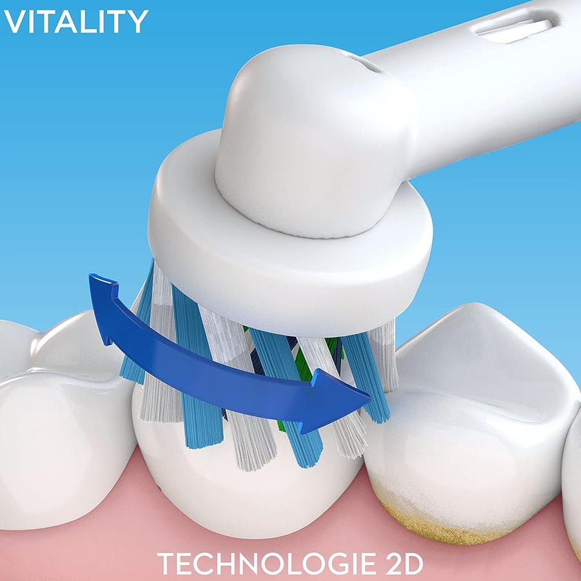 Oral B Vitality100 Cross Action Toothbrush White D100.413.1