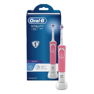 Braun Oral B Vitality100 Cross Action Toothbrush Pink D100.413.1