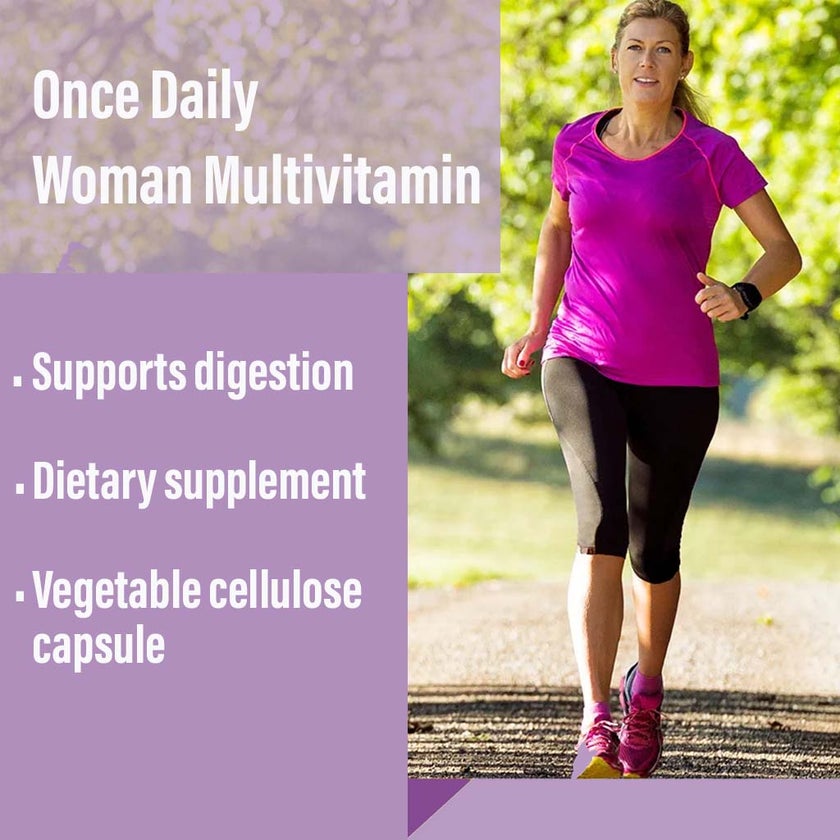Solaray Once Daily Woman Multivitamin Veg Capsules, Pack of 90's