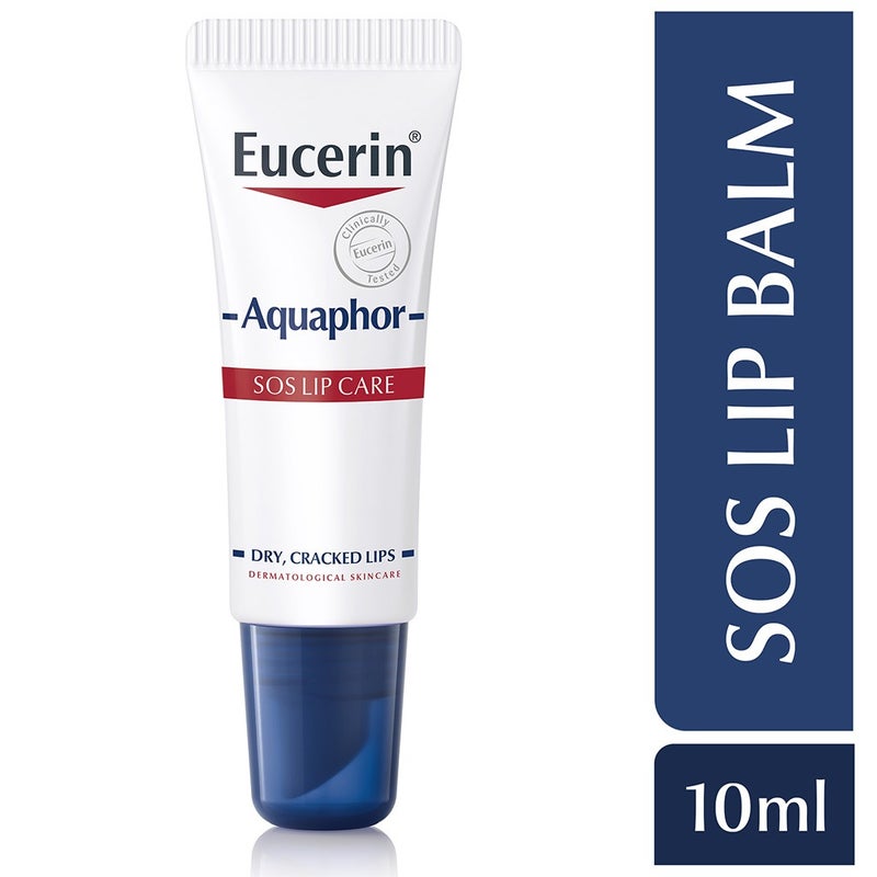 Eucerin Aquaphor SOS Lip Repair Balm For Dry & Cracked Lips 10ml