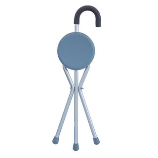 Wolaid Folding Seat Cane With Comfortable Round Handle JL943L