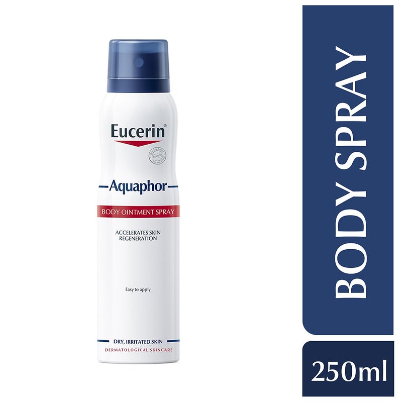 Eucerin Aquaphor Body Soothing Ointment Spray For Dry & Cracked Skin 250ml