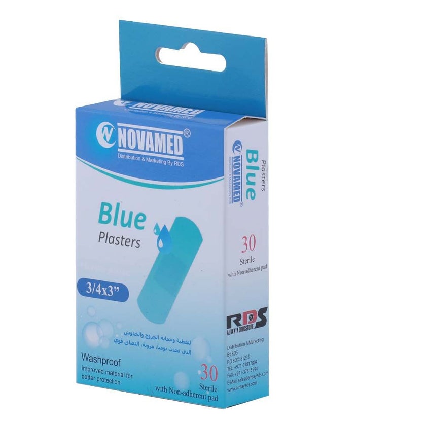 Novamed Detective Blue Plasters, Pack of 30's - HY1062A