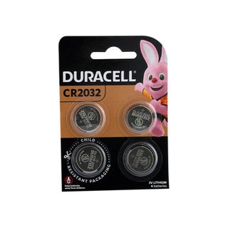 Duracell 3V Lithium Battery CR2032 4's