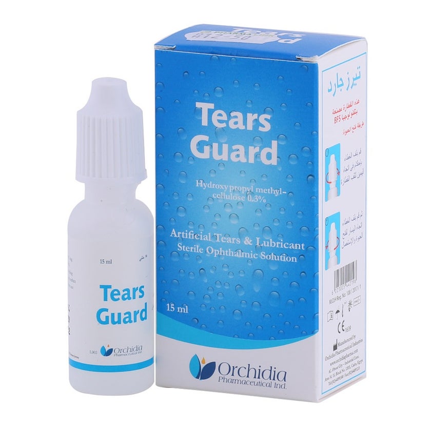 Orchidia Tears Guard Artificial Tears And Lubricant 15ml