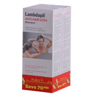 Isdin Lambdapil Anti-Hair Loss Shampoo 200 mL 1+1 Promo Pack