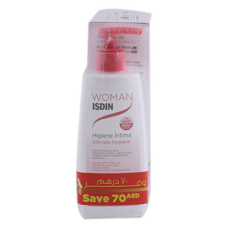 Isdin Woman Anti-Stretch Marks 250 mL + Isdin Woman Intimate Hygiene 200 mL Promo Pack