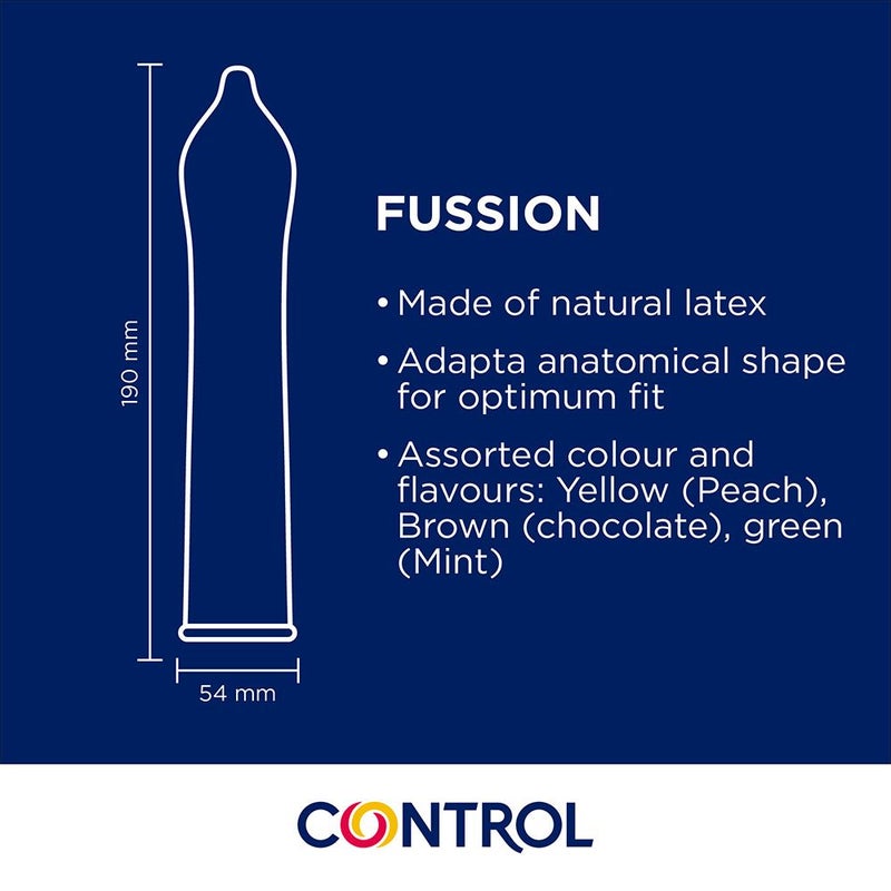 Control Fussion Condoms 12's