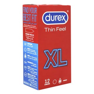 Durex Thin feel Condoms XL 12's