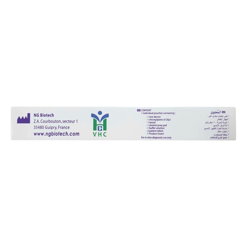 VHC NG-Test hCG Whole Blood 1's