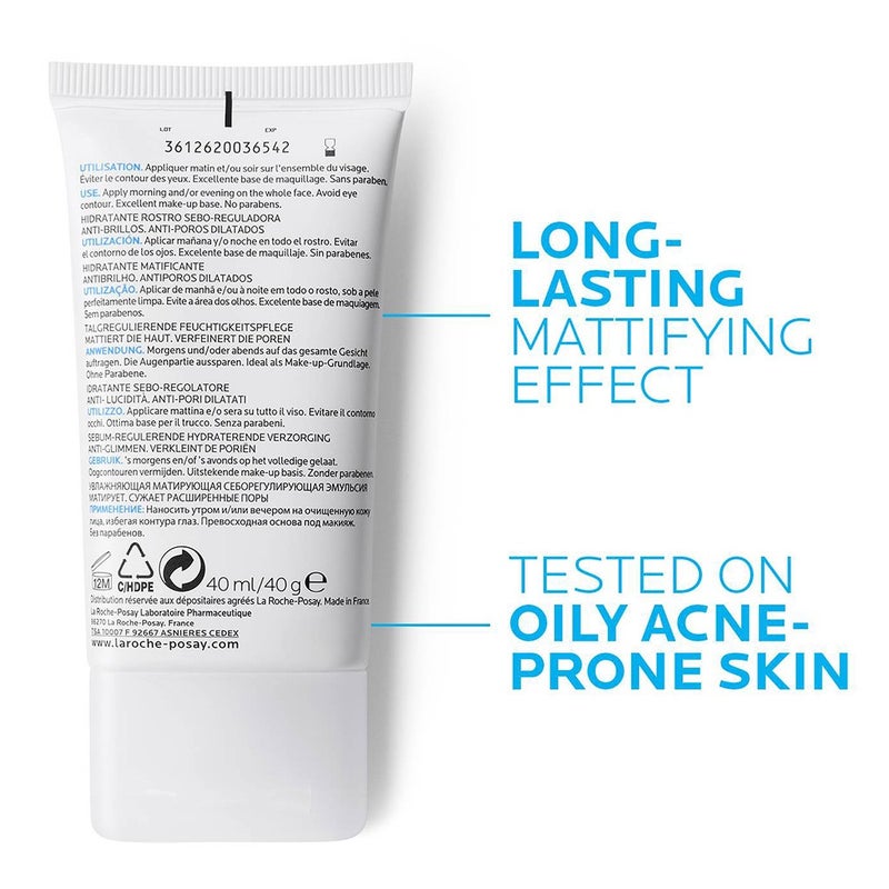 La Roche-Posay Effaclar MAT Mattifying Face Moisturizer For Oily Skin 40ml