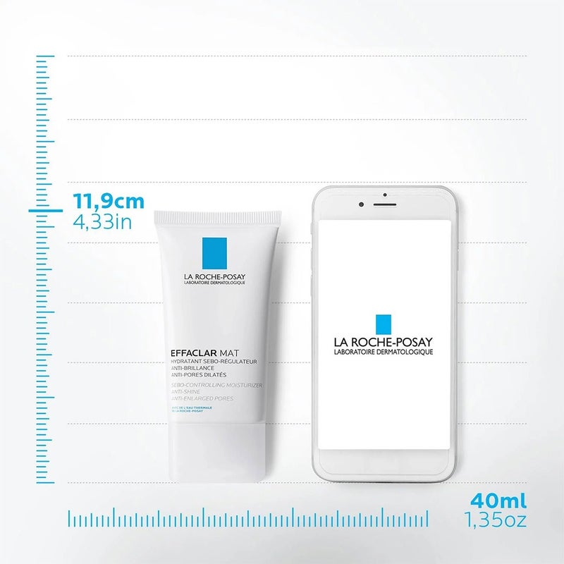 La Roche-Posay Effaclar MAT Mattifying Face Moisturizer For Oily Skin 40ml