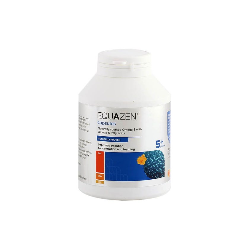 Equazen Omega-3 & Omega-6 Fatty Acids for 5+ Years Capsules, Pack of 180's