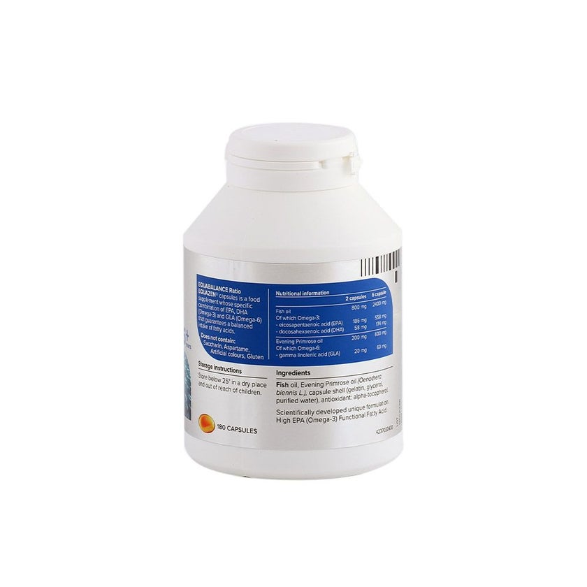 Equazen Omega-3 & Omega-6 Fatty Acids for 5+ Years Capsules, Pack of 180's