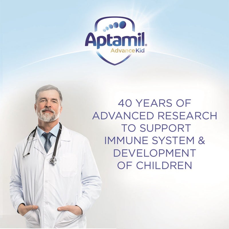 Aptamil Advance Kid Stage 4 Growing Up Children's Milk Formula For 3 To 6 Years 900g