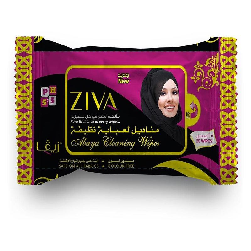 ZIVA Abaya Care Wipes 25's