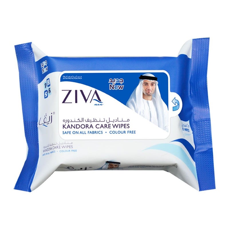 ZIVA Kandoora Care Wipes 25's