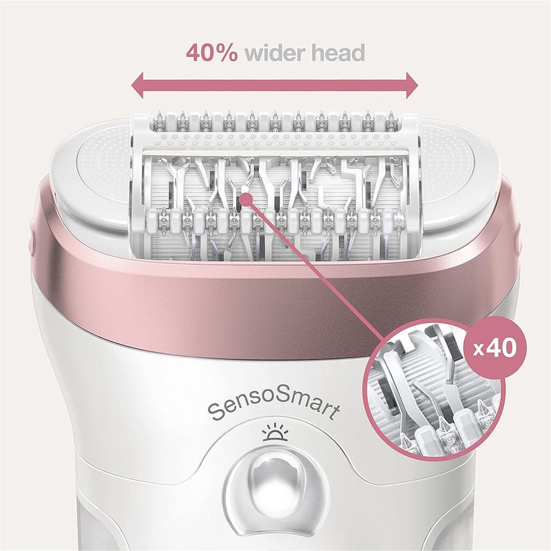 Braun Silk-epil 9 SkinSpa SensoSmart Wet & Dry Epilator 9980