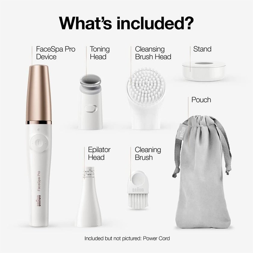 Braun FaceSpa Pro 3-in-1 Epilator 911