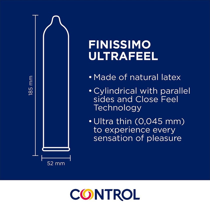 Control Finissimo Ultrafeel Condoms, Pack of 12's