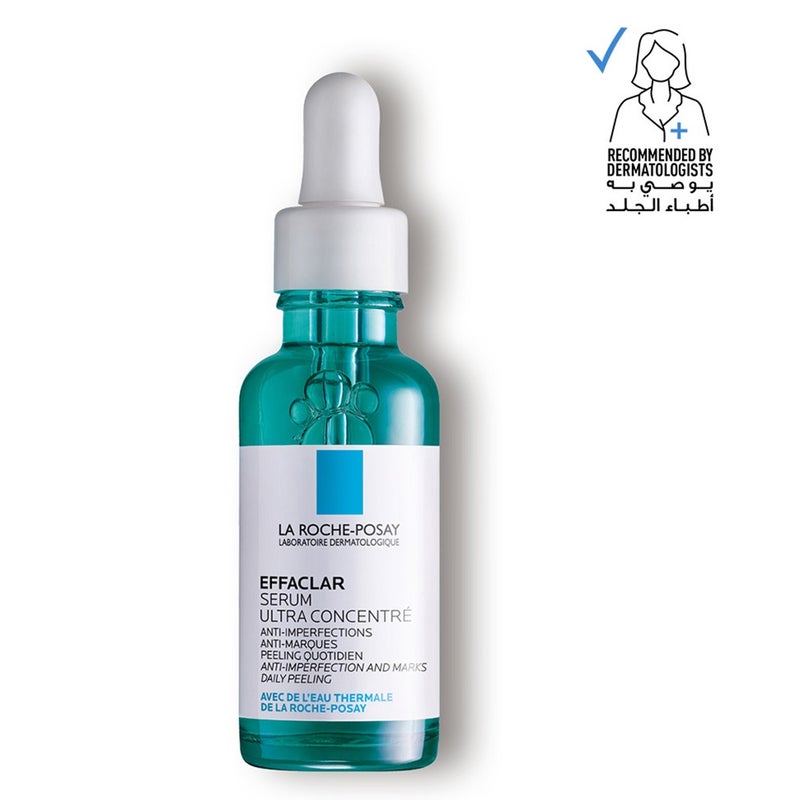 La Roche-Posay Effaclar Ultra Concentrated Anti-imperfection Serum With Salicylic Acid, Glycolic Acid & Niacinamide For Oily & Acne Prone Skin 30ml