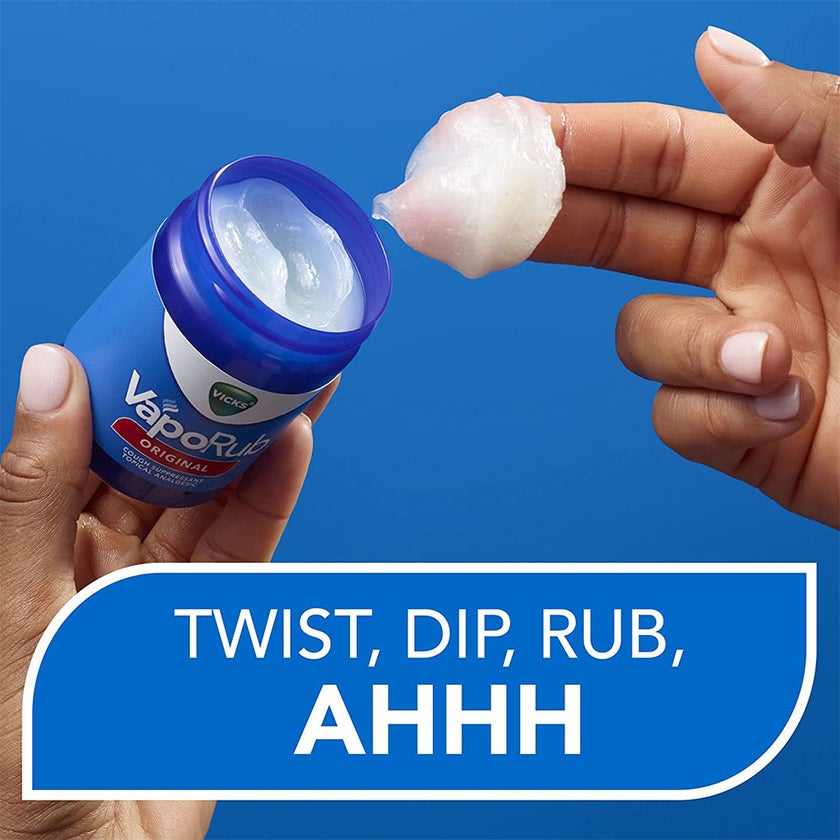 Vicks VapoRub Decongestant Ointment For Cold Relief 50g