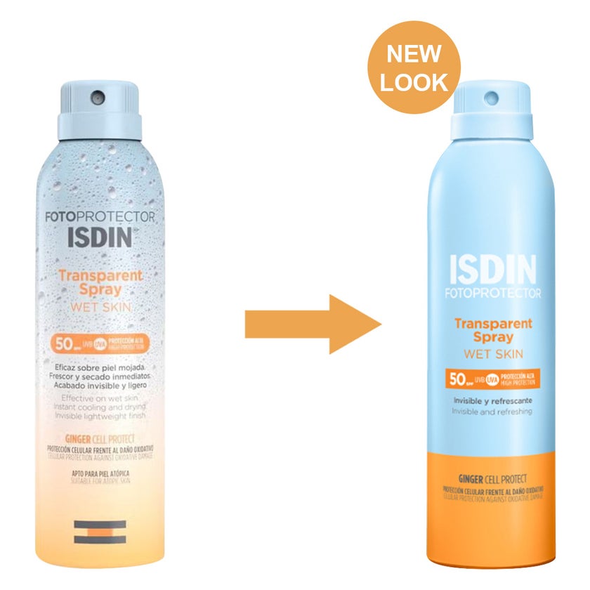 Isdin Fotoprotector Wet Skin Transparent Spray SPF50+ 250ml