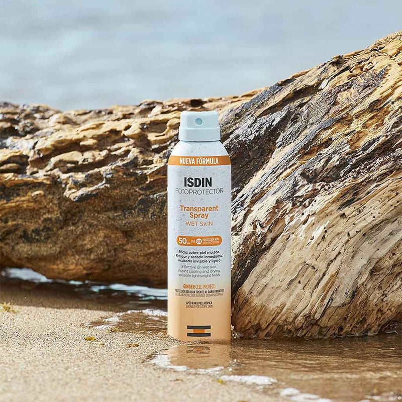 Isdin Fotoprotector Wet Skin Transparent Spray SPF50+ 250 mL
