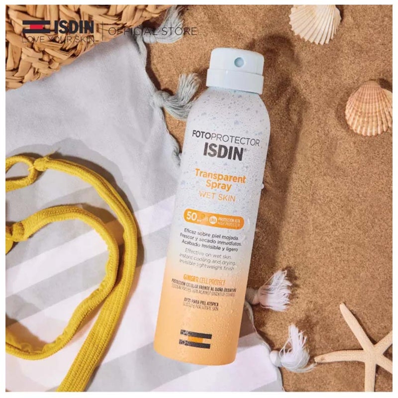 Isdin Fotoprotector Wet Skin Transparent Spray SPF50+ 250 mL
