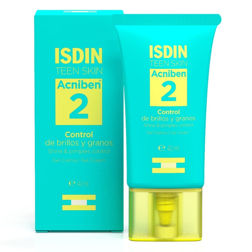 Isdin Teen Skin Acniben Shine And Pimples Control Gel Cream 40ml