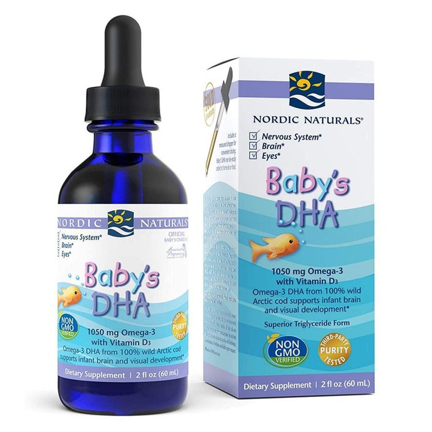 Nordic Naturals Baby's DHA Omega 3 with Vit D3 Liquid 60ml