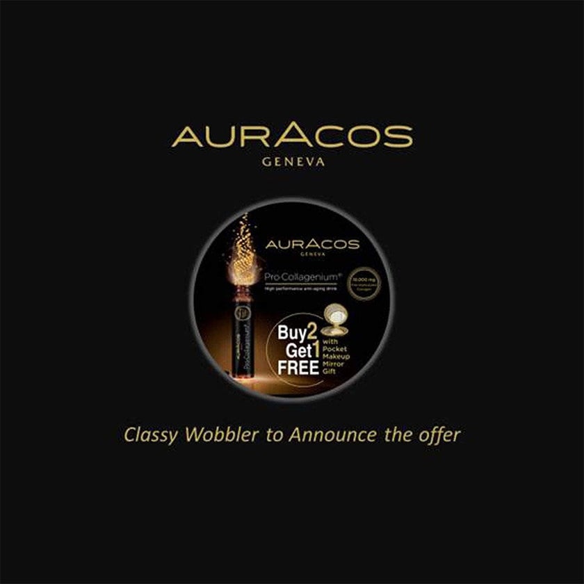 Auracos Geneva Pro Collagenium 25ml Oral Anti-Aging Solution, Pack of 14's - 2+1 PROMO PACK