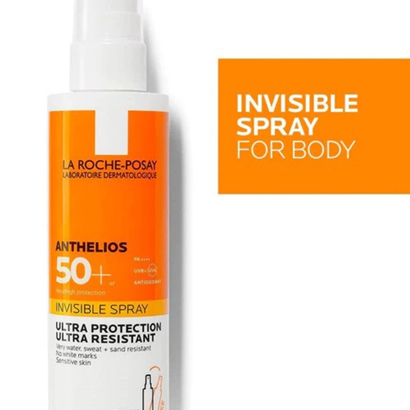 La Roche-Posay Anthelios SPF50+ Invisible Sunscreen Body Spray 200ml
