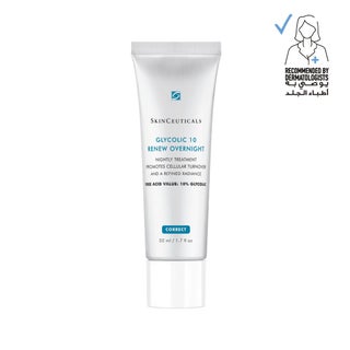 Skinceuticals Glycolic 10 Renew Overnight Face Serum With 10% Glycolic Acid 50ml