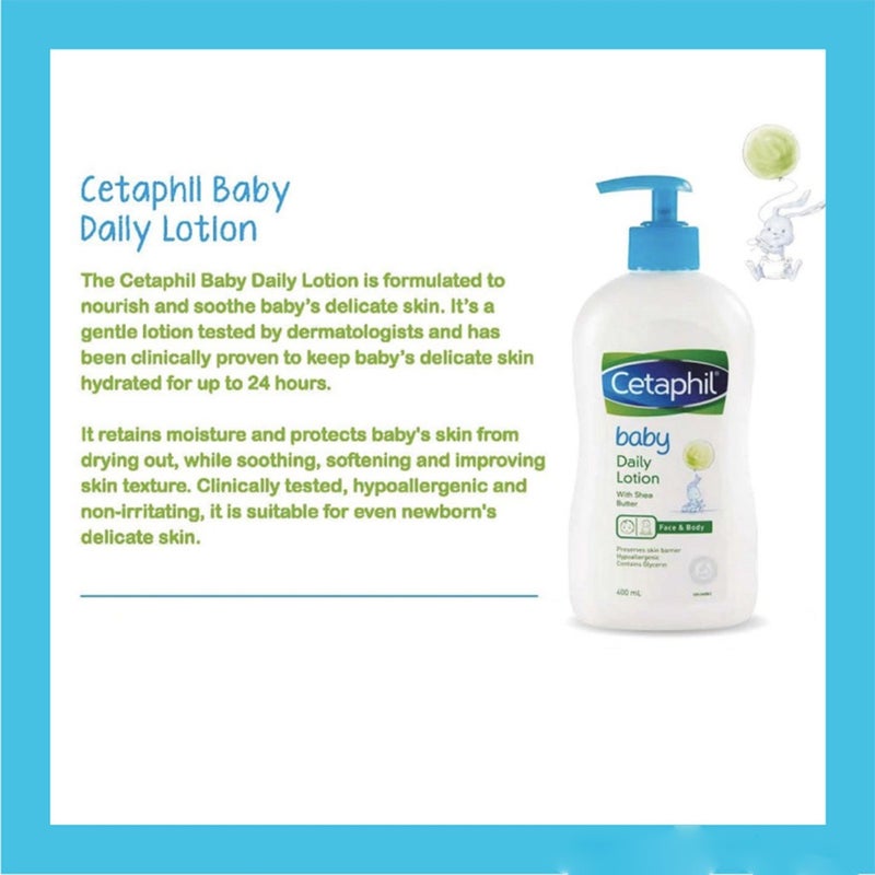 Cetaphil Baby Daily Lotion With Shea Butter 400ml