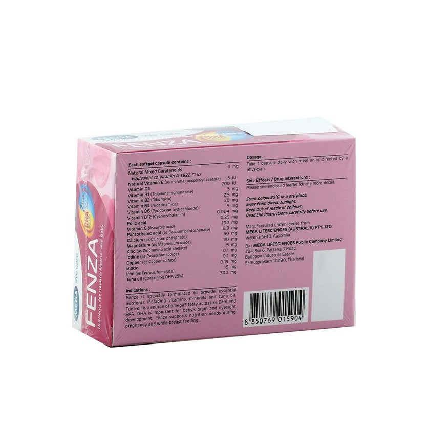Fenza Pregnancy Care Softgel Capsules, Pack of 30's
