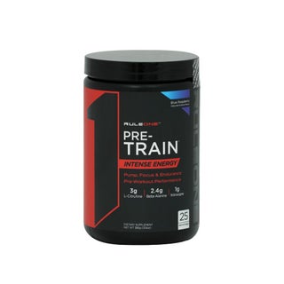 Rule 1 R1 Pre Train 2.0 Powder Blue Raspberry 25 Servings