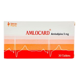 Amlocard 5mg Tablets, Pack of 30's