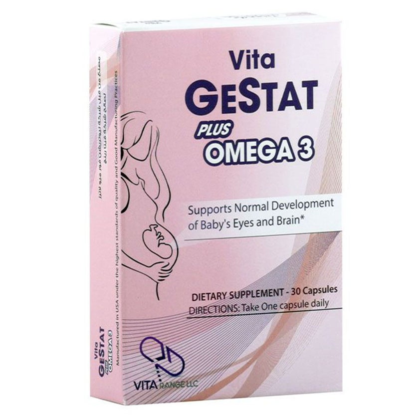 Vita Gestat Plus Omega 3 Soft Gelatin Capsules, Pack of 30's