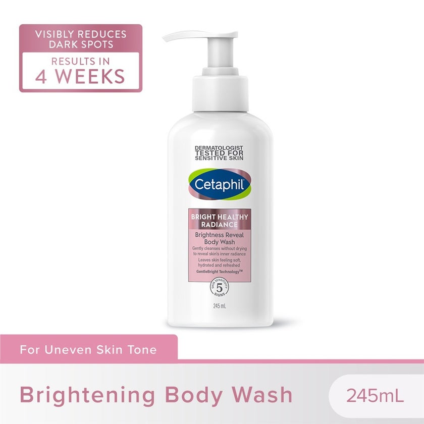 Cetaphil Bright Healthy Radiance Brightness Reveal Body Wash 245ml