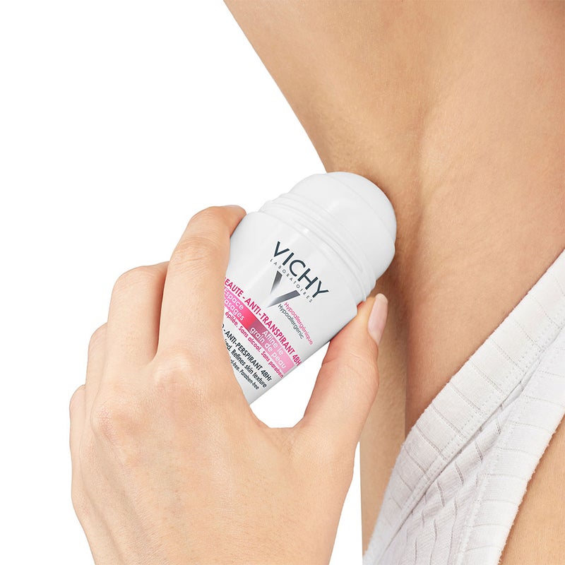 Vichy 48 Hours Anti Perspirant Beauty Deodorant Roll-On For Women 50ml, Buy 1 Get 50% Off On 2nd Piece, Promo Pack